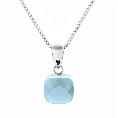 Колье FIRENZE (S) Air Blue Opal  Qudo  107000/48-4701 