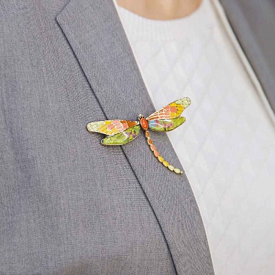 Брошь Стрекоза  Shadore  XZ0417.10 BR/G 