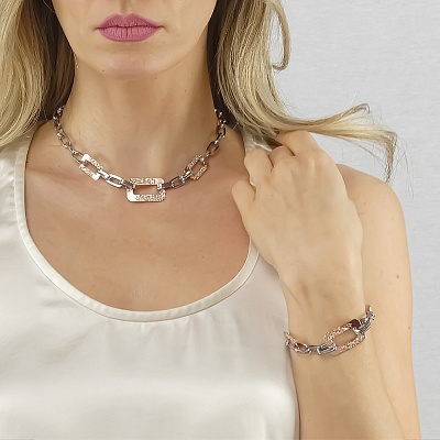 *Колье  Boccadamo  *XGR638RS BW/S/RG 