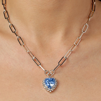 Колье SIMONA SS LIGHT BLUE  Dyrberg Kern  420057 