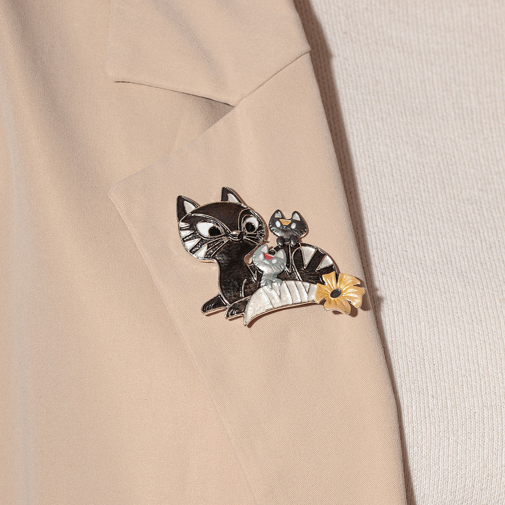 Shadore Брошь Семейка Арт.: XZ1453.2 BW/S