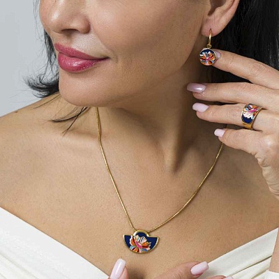 Серьги  Fiore Luna  AE03599-4 