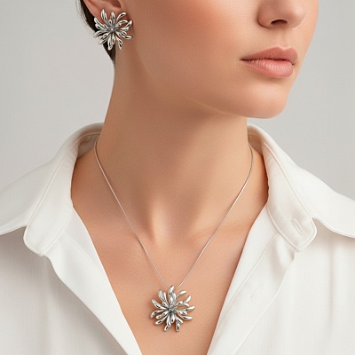 Комплект колье+серьги  Fiore Luna  SG201746E-002 S 