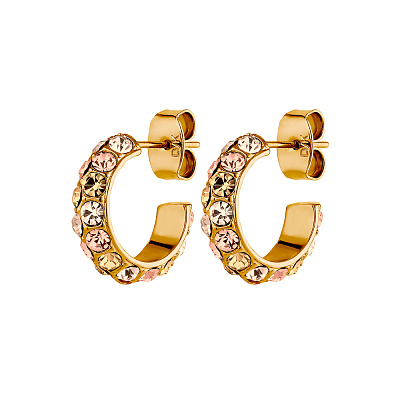 Серьги HEIDI SG GOLDEN/PEACH Dyrberg Kern 440167 440167 