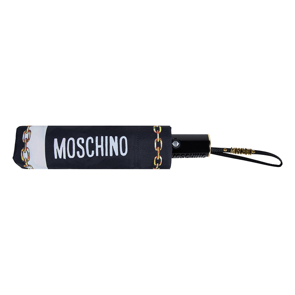 Moschino Зонт складной Biker Hearts Black Арт.: product-3406