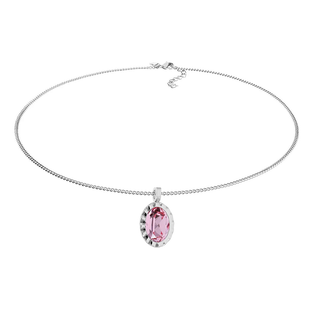 Qudo Колье TIVOLA UNICA big (S/P) Light rose 3cm Арт.: 420530
