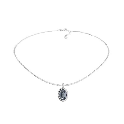 Колье TIVOLA UNICA big (S/P) Silver night 3cm 420614 