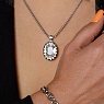 Колье TIVOLA UNICA big (S/P) Crystal 3cm Арт.: 420500