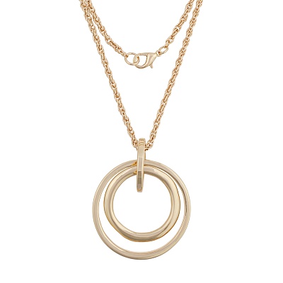 Колье 2 Кольца  Fiore Luna  LN5127 RG 