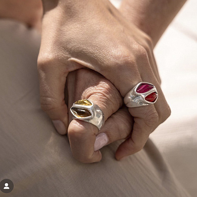 Кольцо VALLE DE CRISTAL  ROSA L  Ciclon  K241503-09-3 