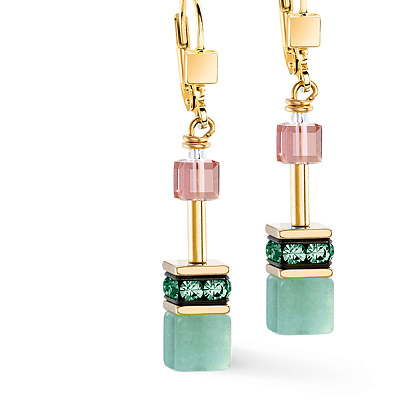 Серьги Multicolour Art Nouveau  Coeur de Lion  4905/20-1578 