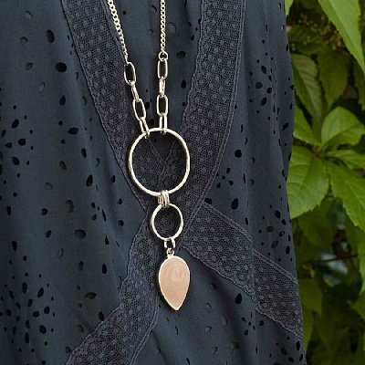 Колье ROSE QUARTZ  Fiore Luna  LN3171-4 R/S 