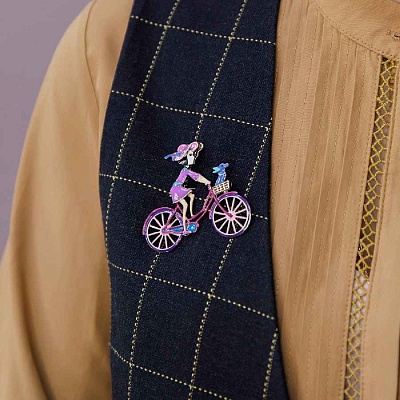 Брошь Велосипед  Shadore  XZ2294.11 V/S 