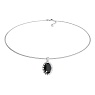 Колье TIVOLA UNICA big (S/P) Jet 3cm Арт.: 420512