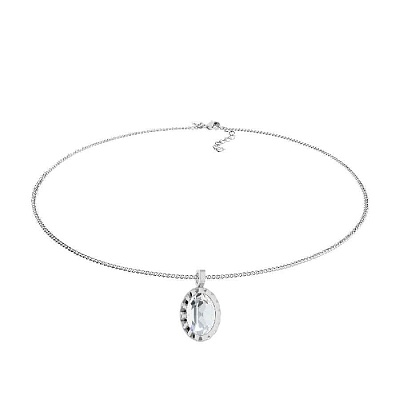 Колье TIVOLA UNICA big (S/P) Crystal 3cm 420500 