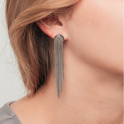 Серьги Половинка  Fiore Luna  AWE2900-S 