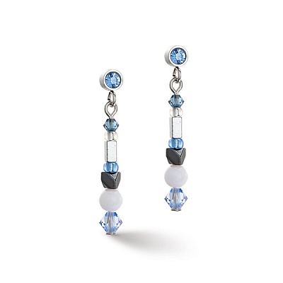 *Пусеты Blue  Coeur de Lion  *4543/21-0700 