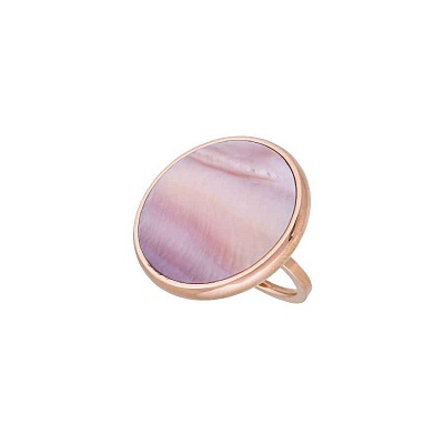 Кольцо SHELL ROSE  Fiore Luna  KR01734-4/7 R/RG 