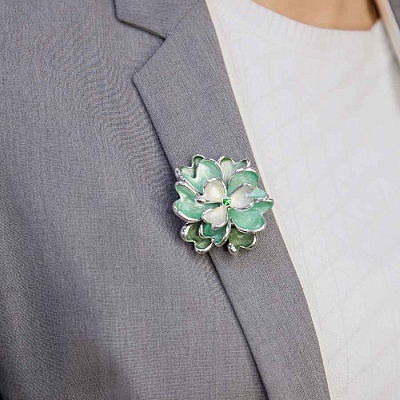 Брошь Цветок  Shadore  XZ1153.20 G/S 
