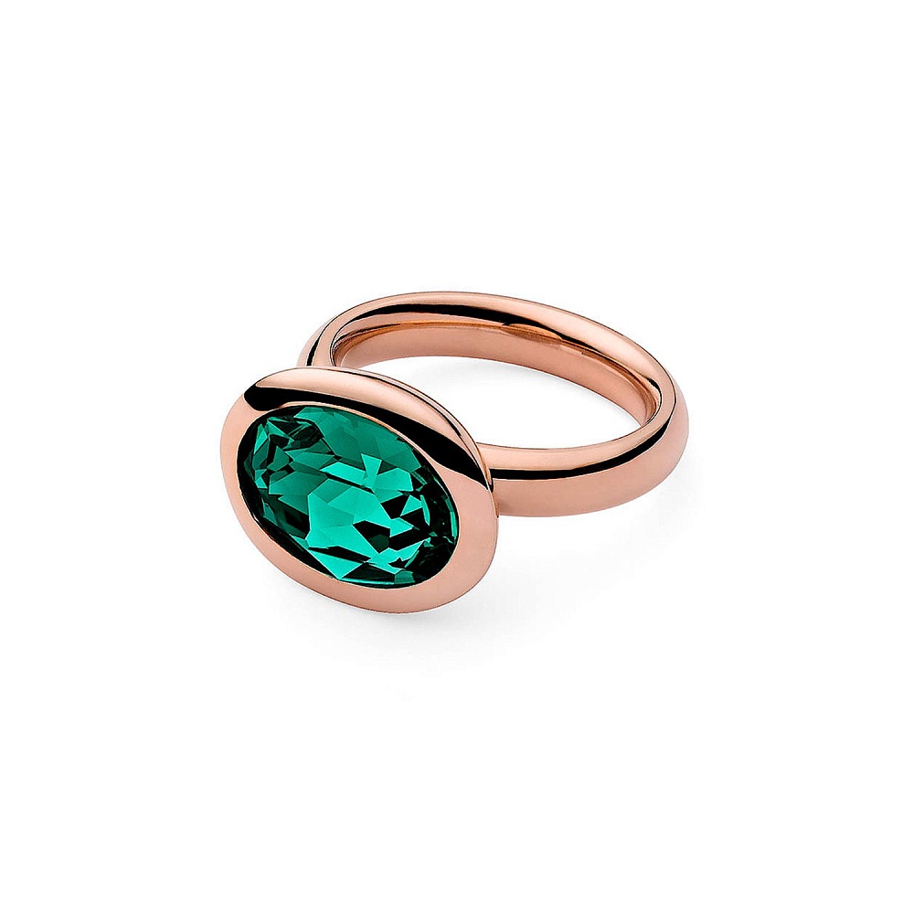 Qudo Кольцо Tivola Emerald 16.5 мм Арт.: 631583/16.5 G/RG