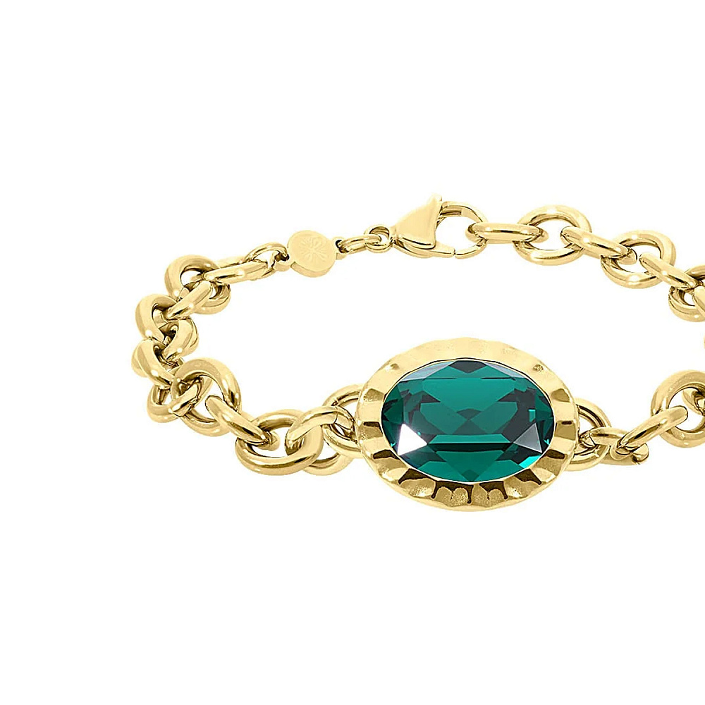 Qudo Браслет TIVOLA UNICA big (G/P) Emerald Qudo 189549 Арт.: 189549