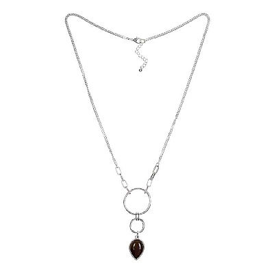 Колье COFFE AGATE LN3171-3 BR/S 