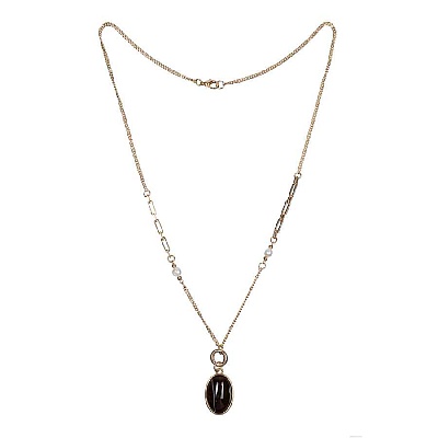 Колье COFFE AGATE LN5153 BR/G 