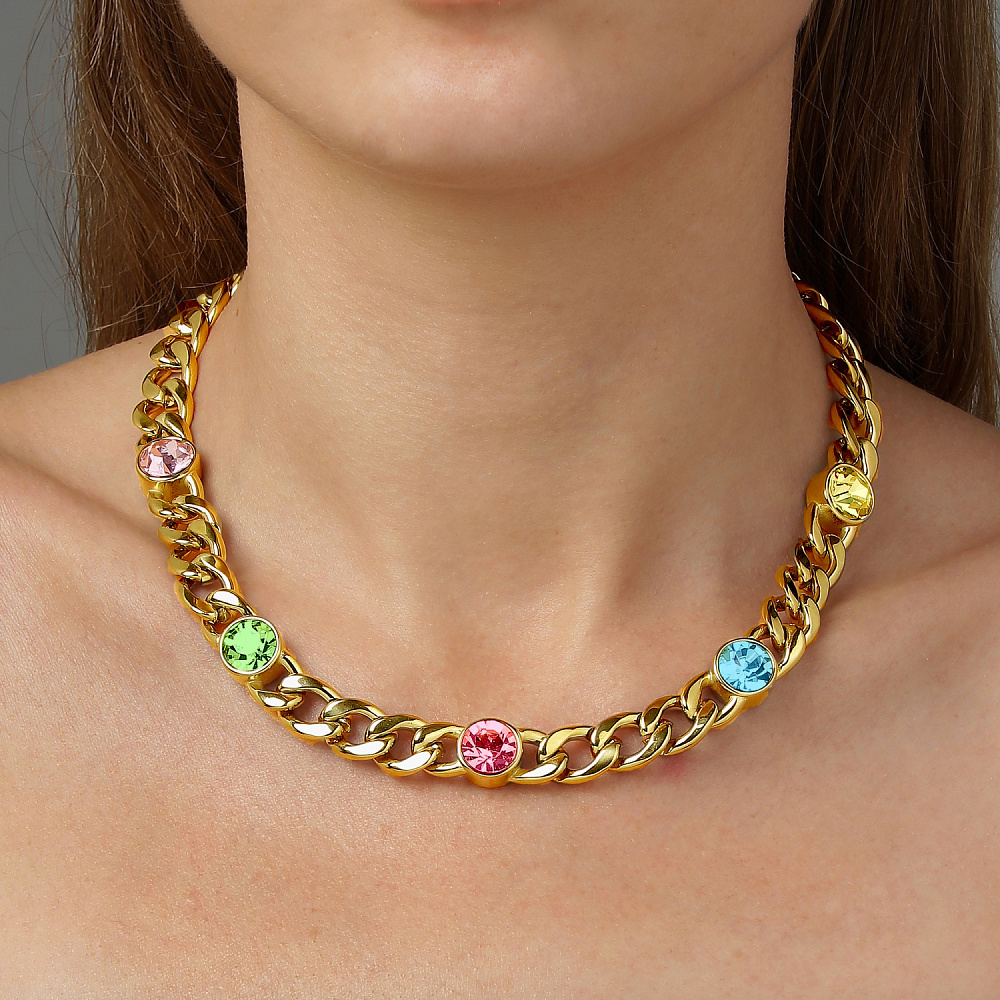 Dyrberg Kern Колье ANGELINA SG PASTEL MULTI Dyrberg Kern 440150 Арт.: 440150