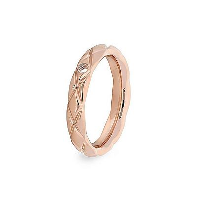 Кольцо - База Aversa Rose Gold 16.0 мм Qudo 616276 RG  Qudo  616276 RG 
