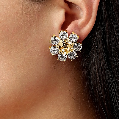 Серьги AUBRA SG GOLDEN  Dyrberg Kern  460081 