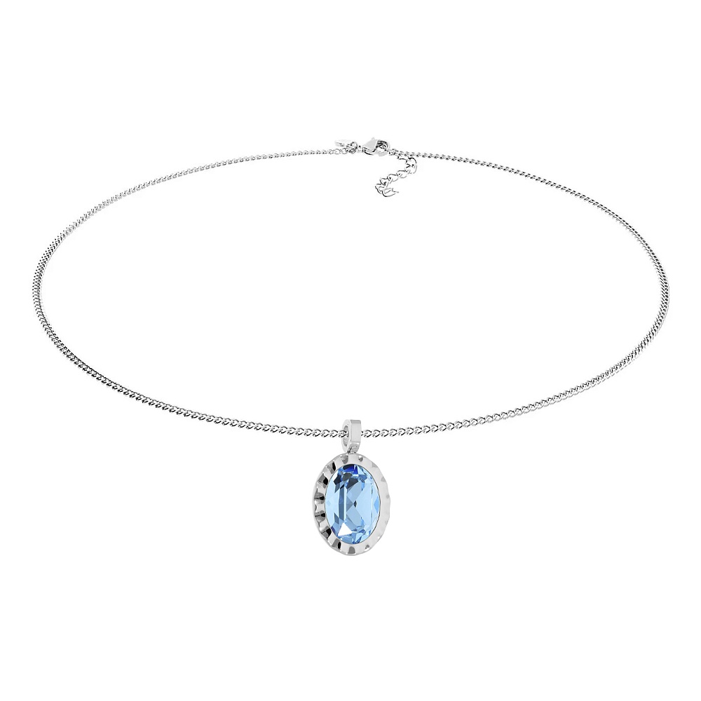 Qudo Колье TIVOLA UNICA big (S/P) Aquamarine 3cm Арт.: 420527