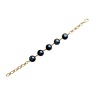 Классический браслет Pearl Black Agate Арт.: C1362.4 BW/G