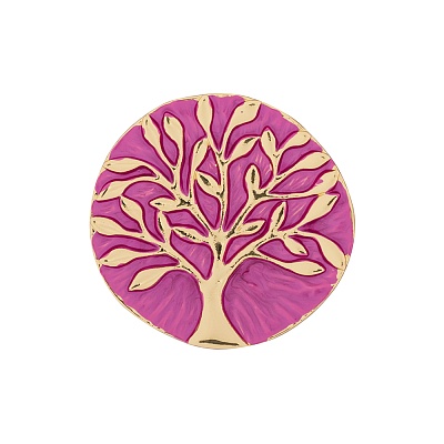 Брошь Дерево с листьями XZ1362.11 V/G 