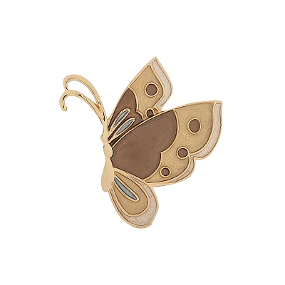 Брошь Бабочка XZ0178.15 BR/G 