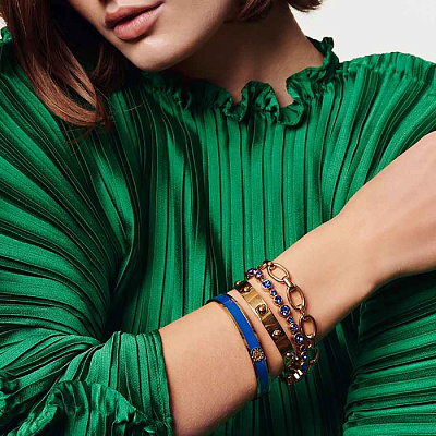 Браслет PENNIKA I SG SAPPHIRE BLUE  Dyrberg Kern  380007 