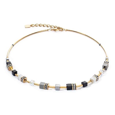 Колье Black-White-Grey 2800/10-1333 