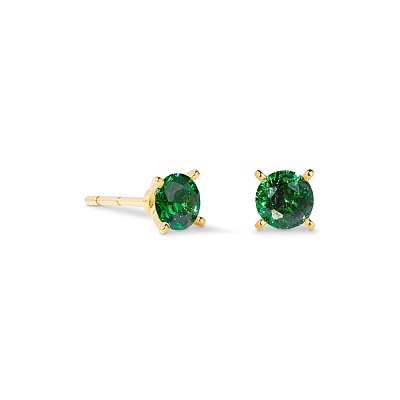 Серьги Dark Green-Gold 0207/21-0549 