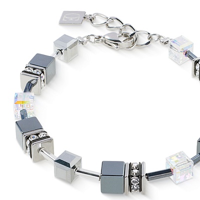 Браслет Grey-Silver  Coeur de Lion  4015/30-1217 