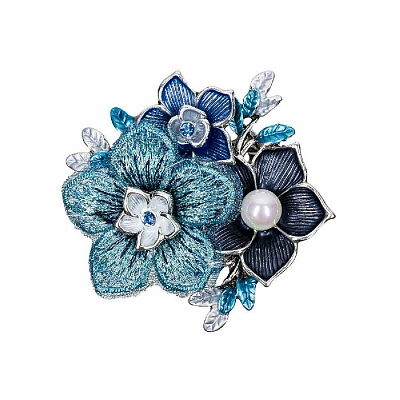 Брошь Букет XZ1442.23 BL/S 