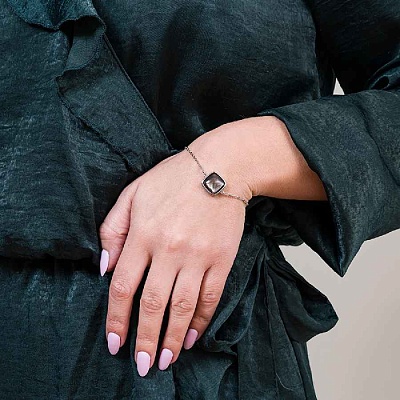 Браслет Куб SHELL  Fiore Luna  CB02914-1 BW/S 