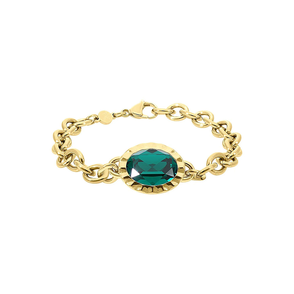 Qudo Браслет TIVOLA UNICA big (G/P) Emerald Qudo 189549 Арт.: 189549