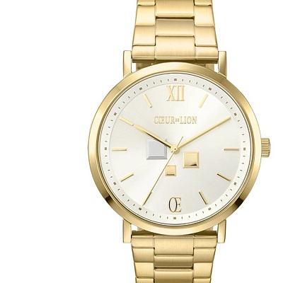 *Coeur de Lion Часы Gold-White  Coeur de Lion  *7642/73-1614 