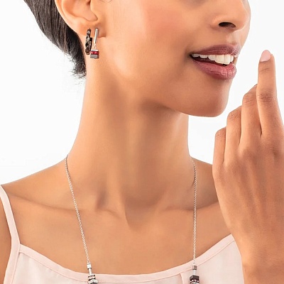 Серьги Anthracite  Coeur de Lion  0135/21-1223 