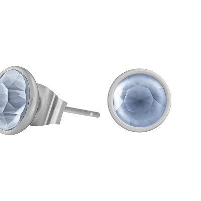 Пусеты Powder Blue  Fiore Luna  SWE298 PB S 