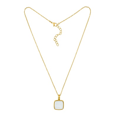 Колье Куб SHELL WHITE BP02914-2 BW/G 