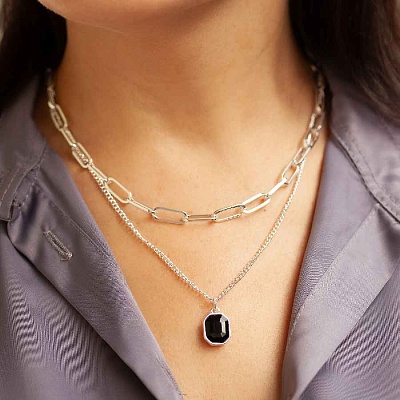 Колье Black  Fiore Luna  LN6099 S 