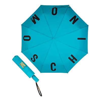 Зонт складной Moschino 8911-OCT M logo Peacock  Moschino  product-3544 
