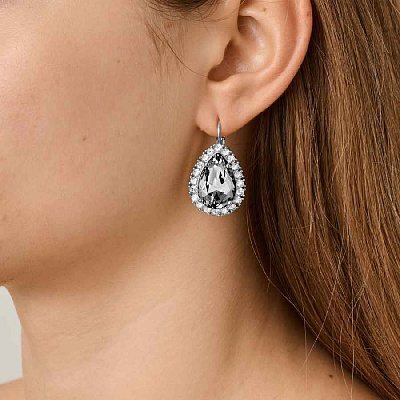 Серьги FIORA SS GREY/CRYSTAL Dyrberg Kern 450078  Dyrberg Kern  450078 