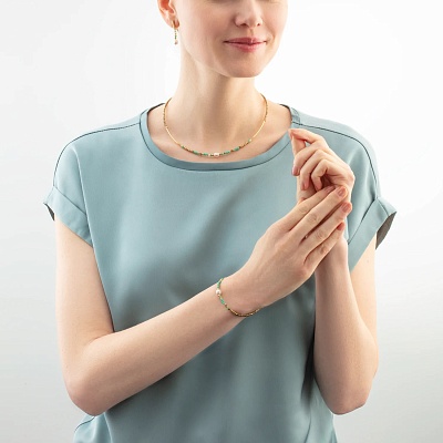 Колье Mint Green  Coeur de Lion  4358/10-0522 