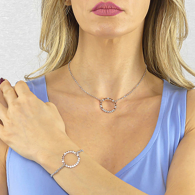 *Колье  Boccadamo  *XGR625RS BW/S/RG 